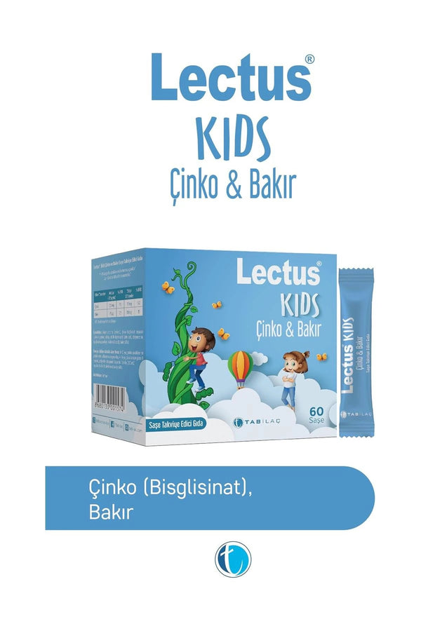 Lectus Kids Çinko & Bakır 60 Saşe