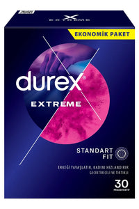Durex Extreme Prezervatif Geciktiricili Standart Fit 30'lu