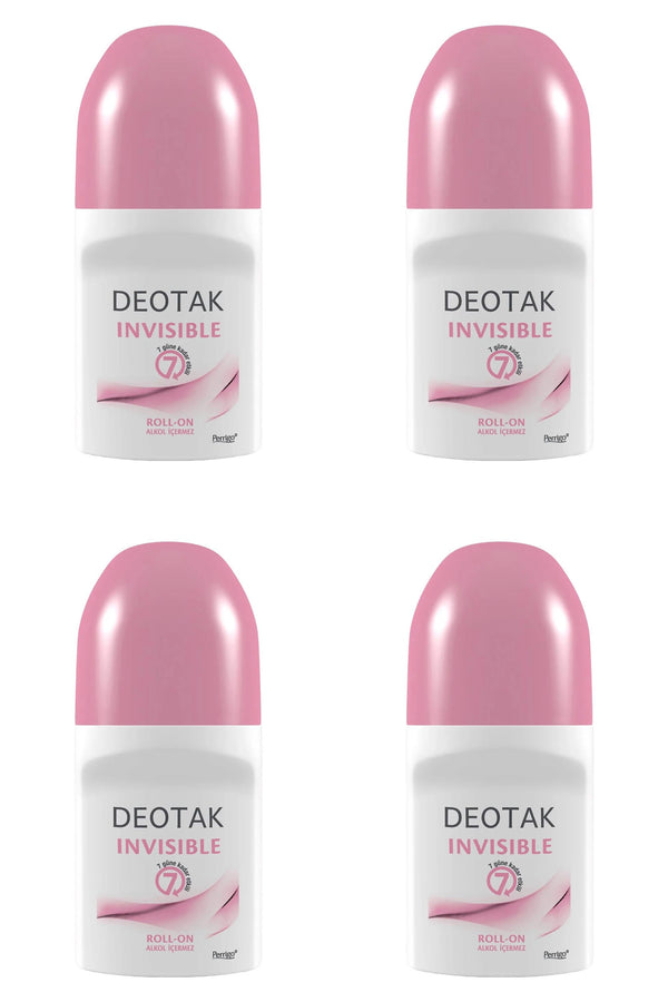 Deotak Invisible Roll-On Women Kadınlar İçin 35 ml 4'lü