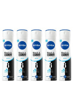 Nivea Black White Invisible Pure Deodorant 150 ml 5 Adet