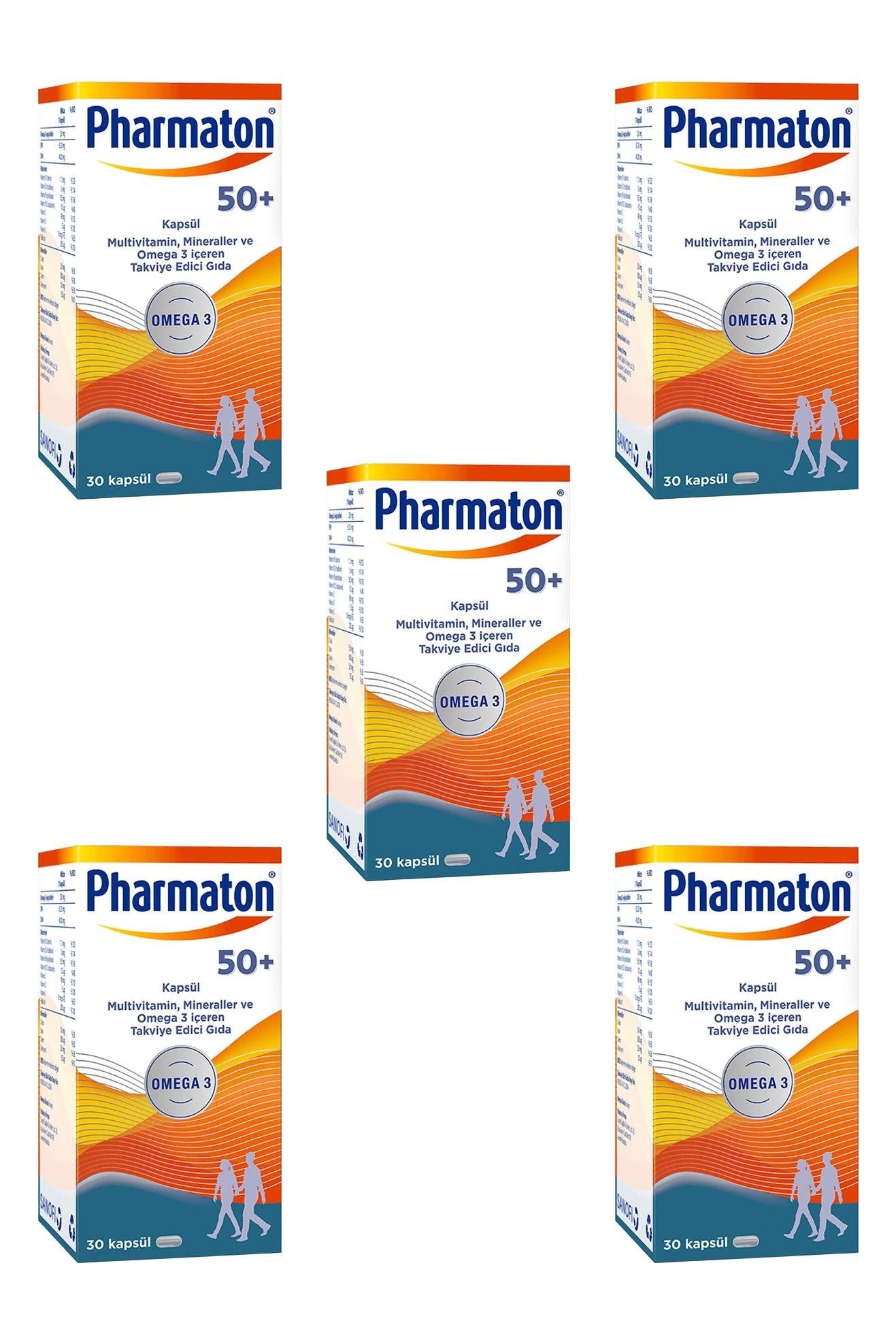 Pharmaton 50+ 30 Kapsül 5 Adet