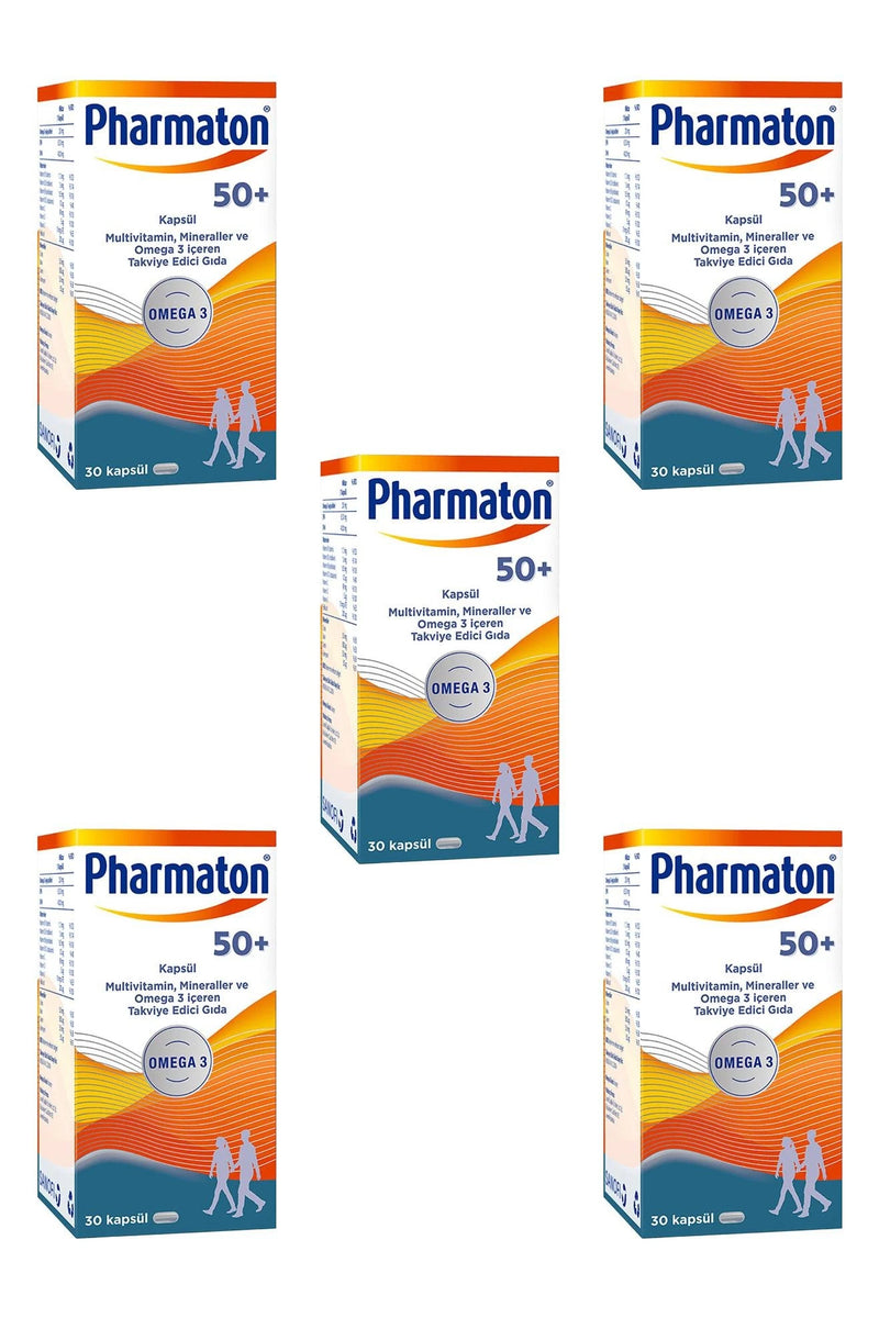Pharmaton 50+ 30 Kapsül 5 Adet