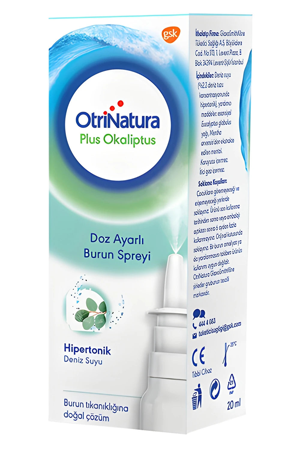 OtriNatura Plus Okaliptus Burun Spreyi 20 ml