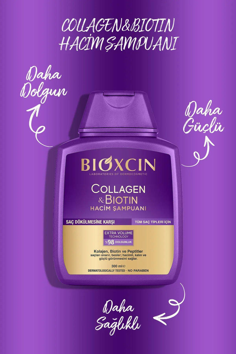 Bioxcin Collagen Biotin Hacim Veren Şampuan 300 ml - İkincisi %50 İndirimli