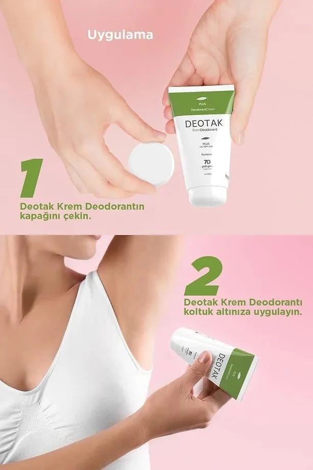 Deotak Krem Deodorant Plus 35 ml