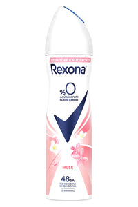Rexona Kadın Sprey Deodorant Musk %0 Alüminyum 150 ml