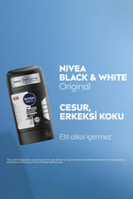 Nivea Men Black White Invisible Original Stick Deodorant 50 ml