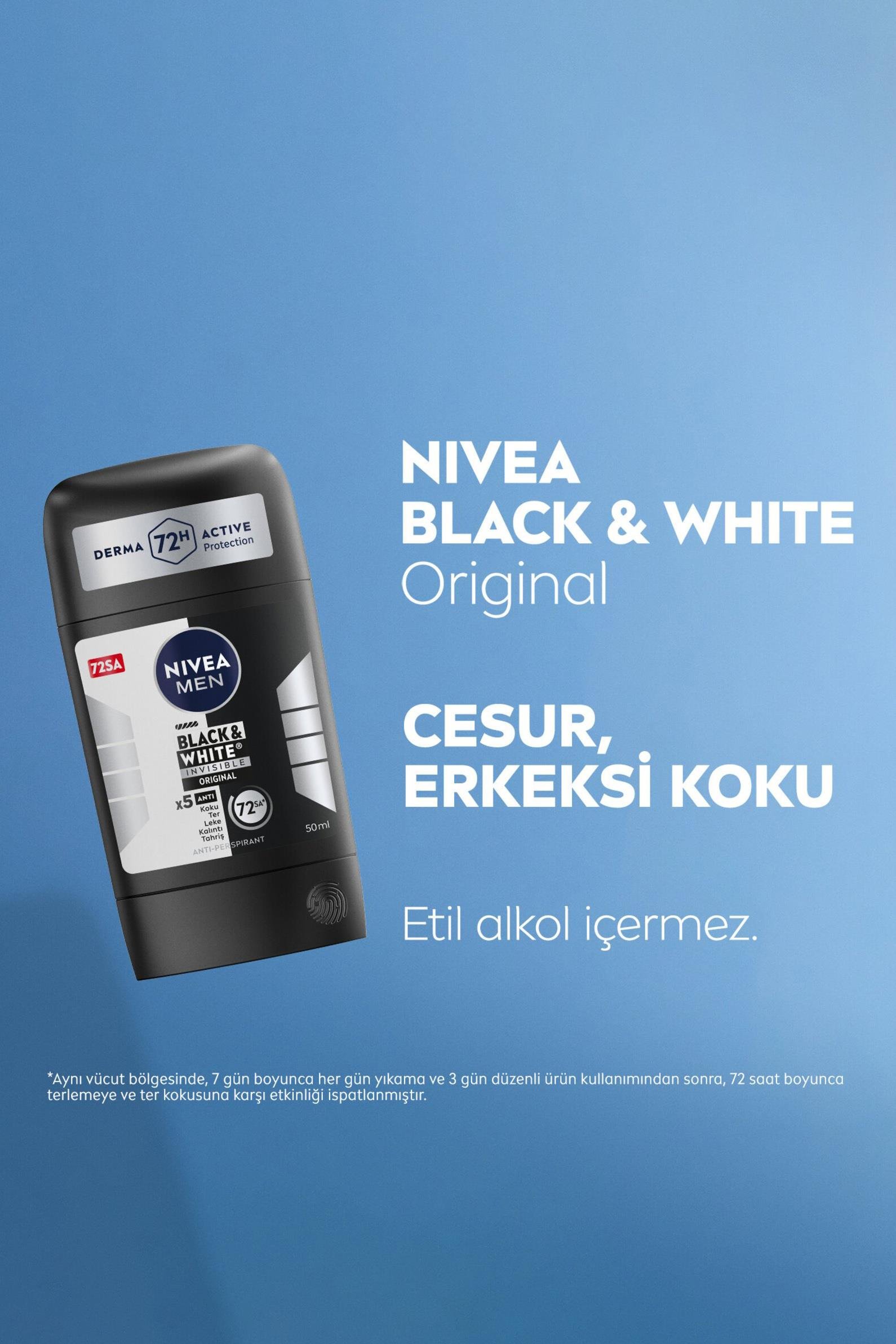 Nivea Men Black White Invisible Original Stick Deodorant 50 ml