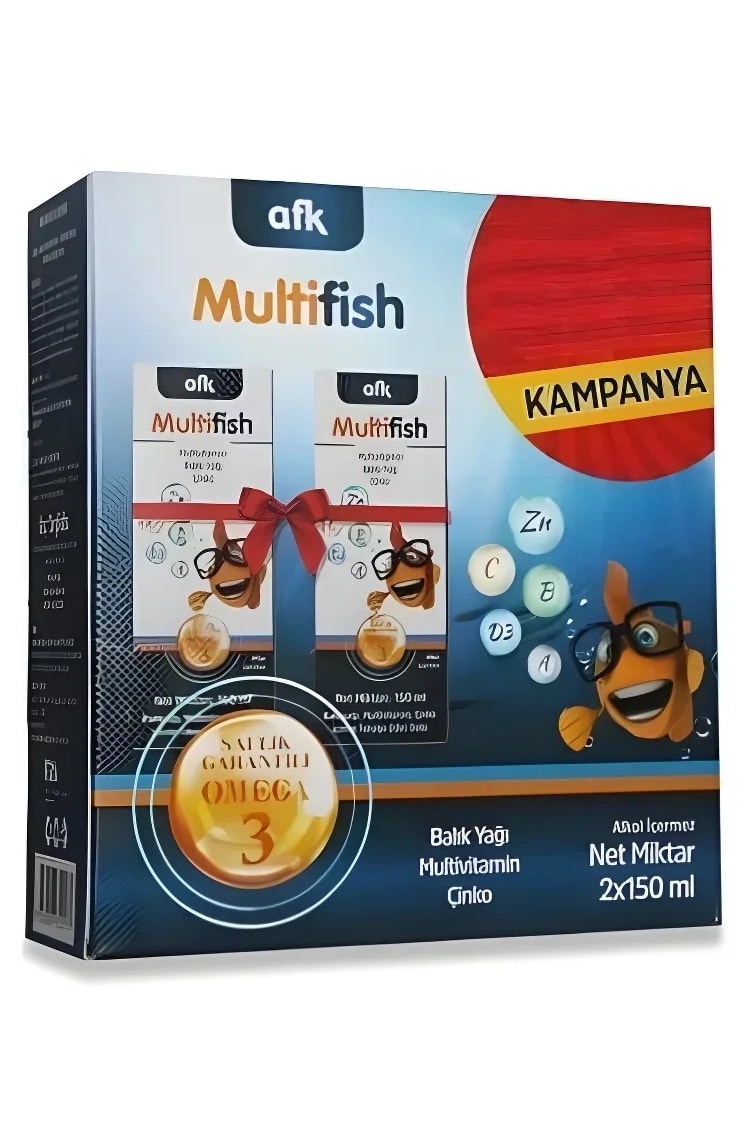 Medicago Multifish Şurup 150 ml - 2li Avantaj Paket