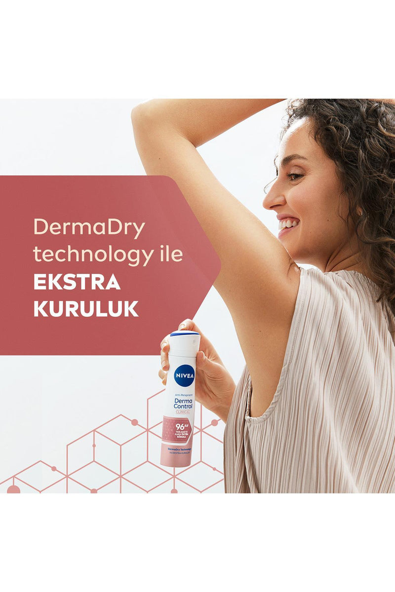 Nivea Derma Control Clinical Deodorant 150 ml 5 Adet