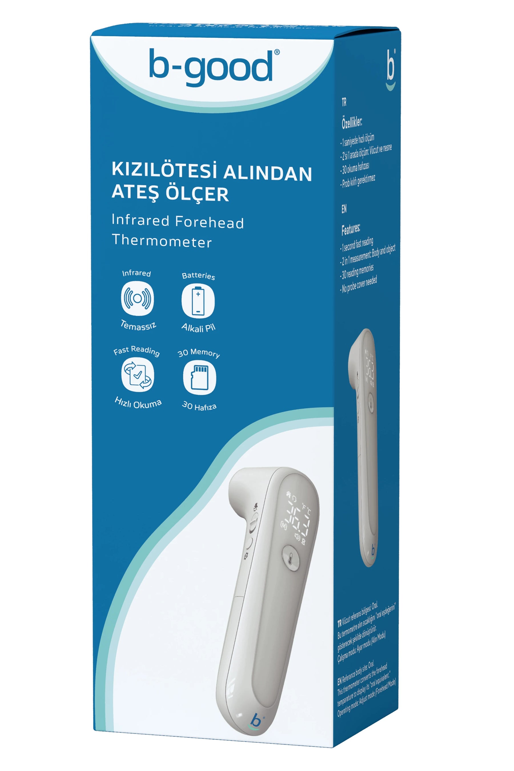 B-Good DET-306 Kızılötesi Alından Temassız Ateş Ölçer
