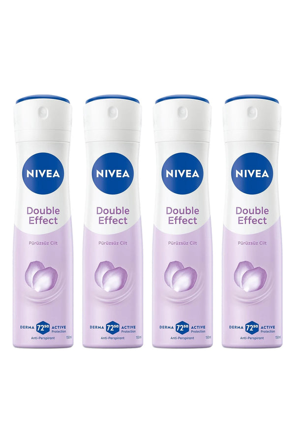 Nivea Double Effect Deodorant 150 ml 4 Adet
