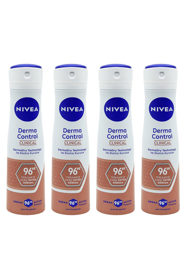 Nivea Derma Control Clinical Deodorant 150 ml 4 Adet