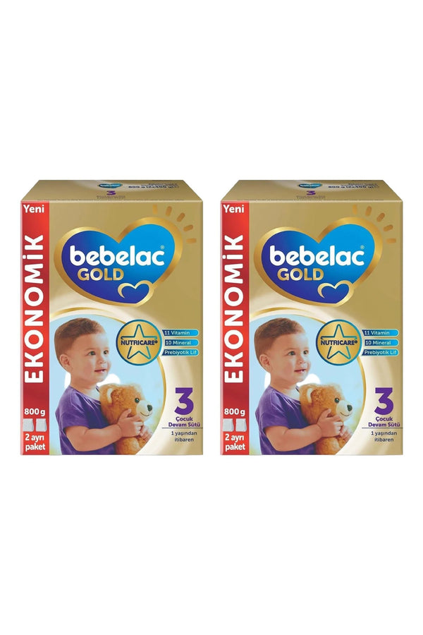 Bebelac Gold 3 Devam Sütü 800 gr +1 Yaş 2'li