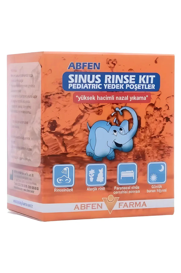 Abfen Sinüs Rinse Kit Pediatric 50 Yedek Poşet