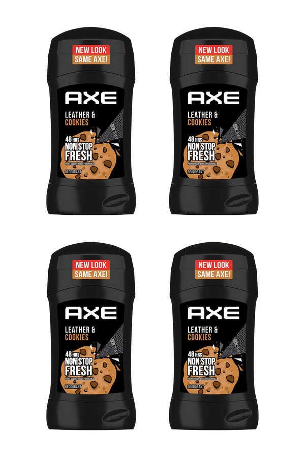 Axe Stick Leather Cookies Deodorant 50 gr 4'lü