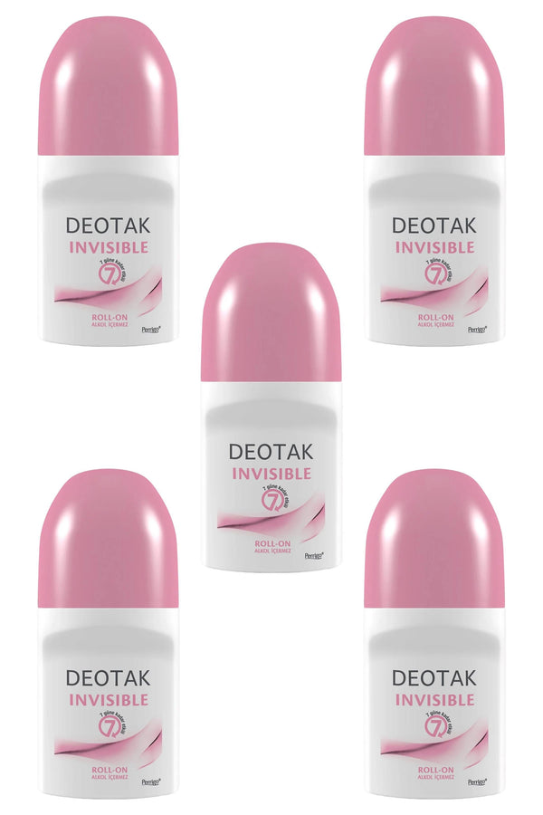 Deotak Invisible Roll-On Women Kadınlar İçin 35 ml 5'li