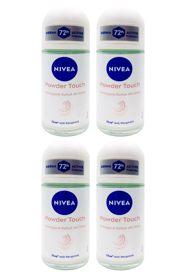 Nivea Powder Touch Roll On 50 ml 4 Adet