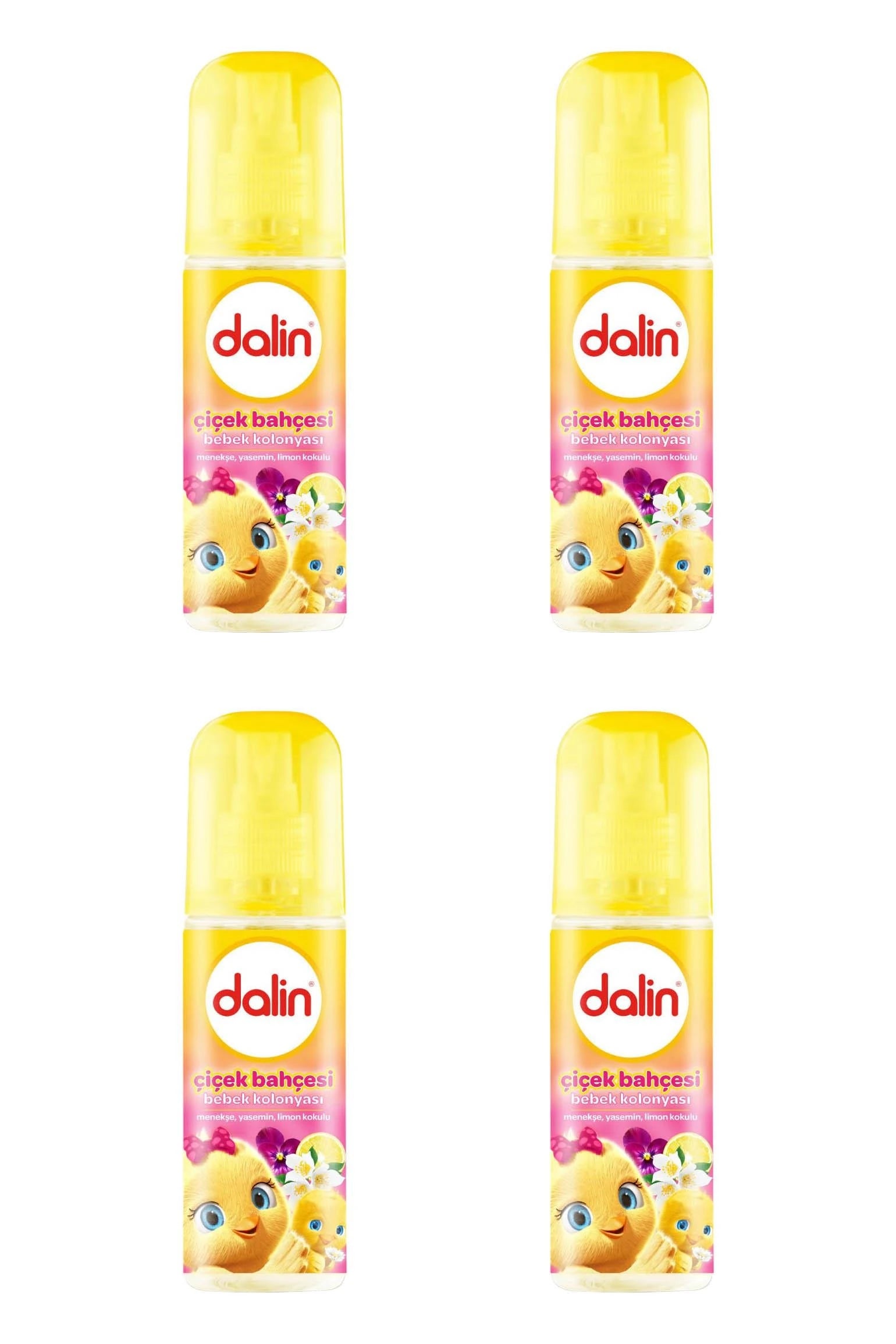 Dalin Bebek Kolonyası Çiçek Bahçesi 100 ml 4 Adet