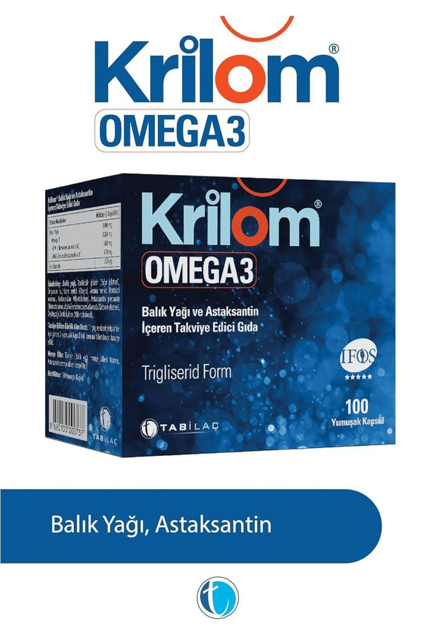 Krilom Omega-3 100 Yumuşak Kapsül