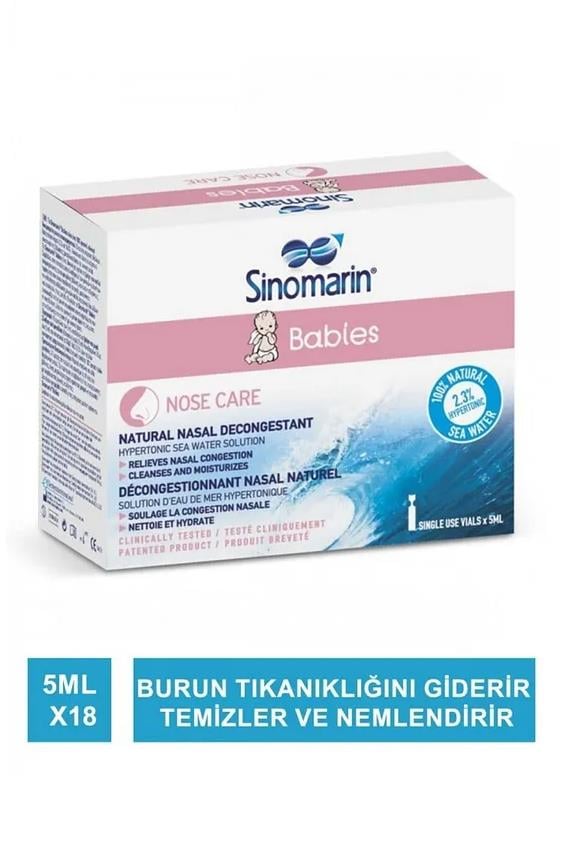 Sinomarin Deniz Suyu Bebek Serumu 18 X 5 ml Flakon