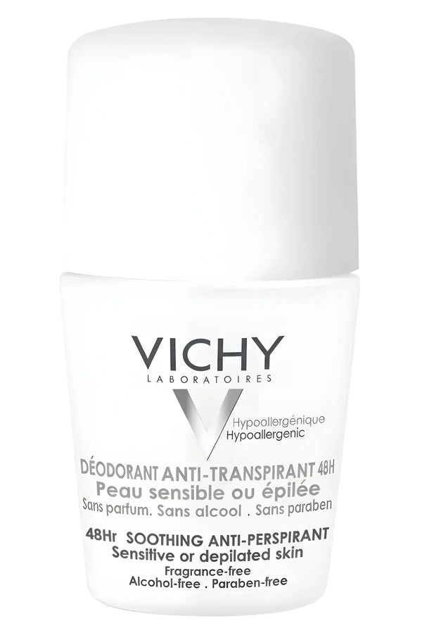 Vichy Terleme Karşıtı 48 Saat Etkili Hassas Ciltler İçin Roll On 50 ml