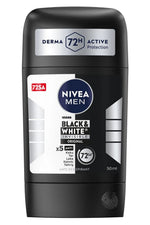 Nivea Men Black White Invisible Original Stick Deodorant 50 ml