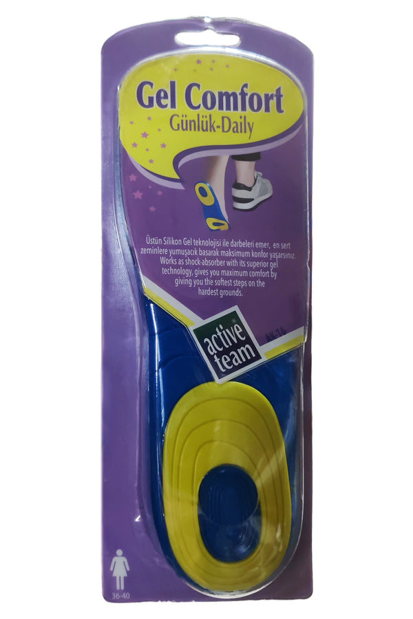 Active Team Gel Comfort Kadın Spor Jel Tabanlık 36-40 Ak-16