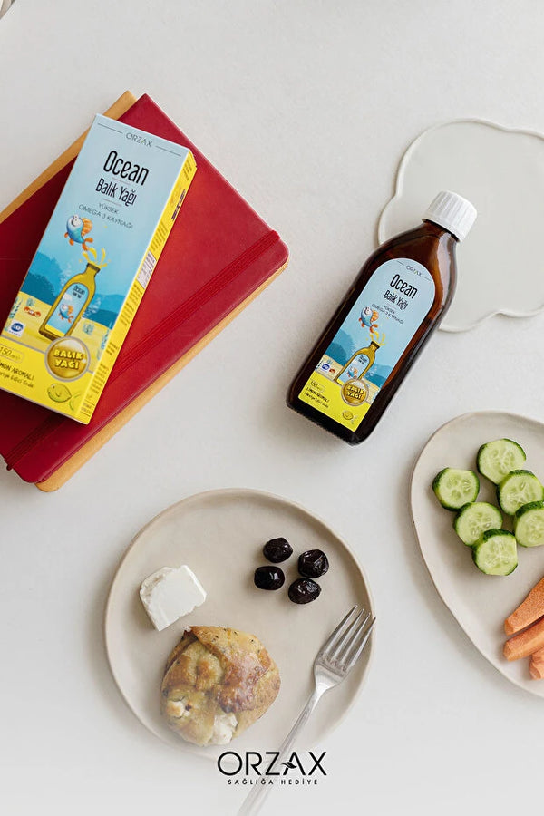 Ocean Omega 3 Limonlu Balik Yagi Surubu 150 ml