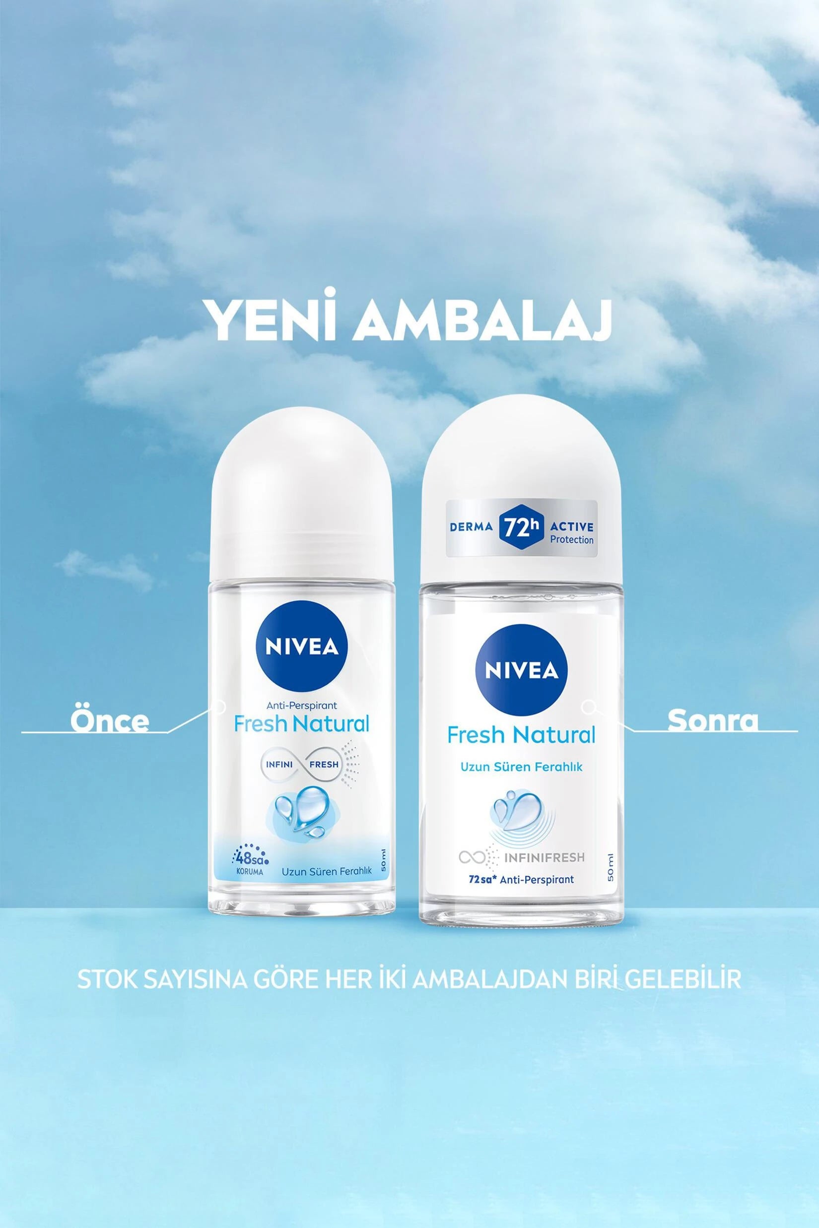 Nivea Fresh Natural Roll on 50 ml
