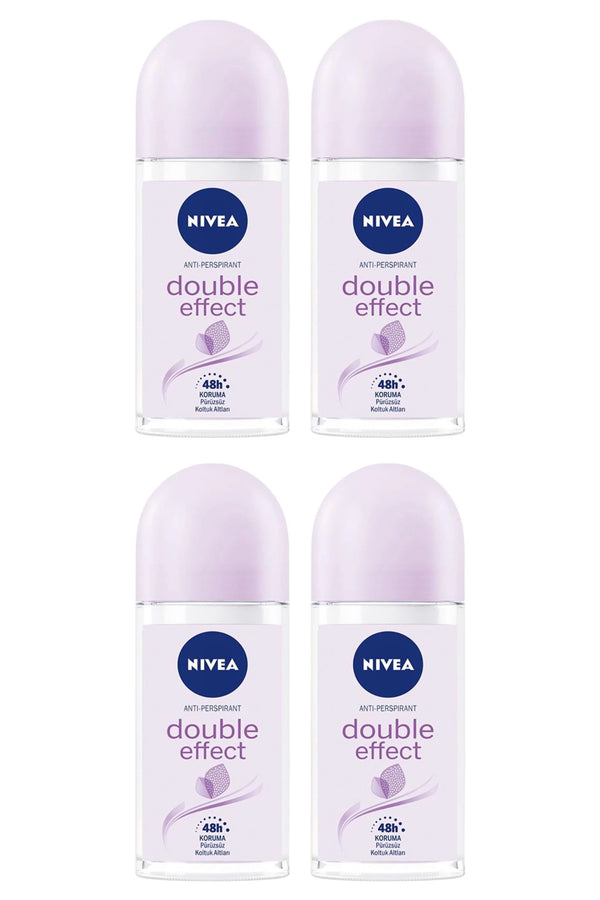 Nivea Double Effect Roll On 50 ml 4 Adet