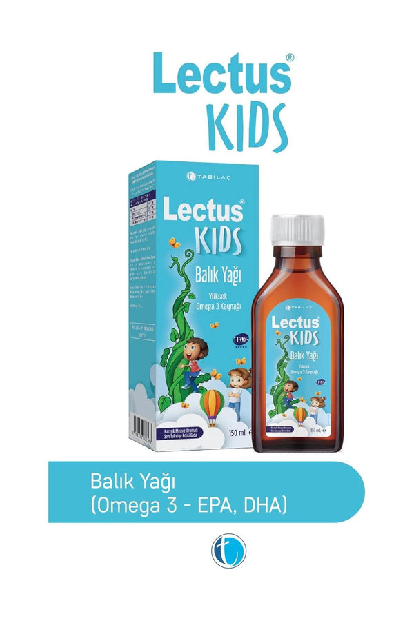 Lectus Kids Balık Yağı Karışık Meyve Aromalı 150 ml