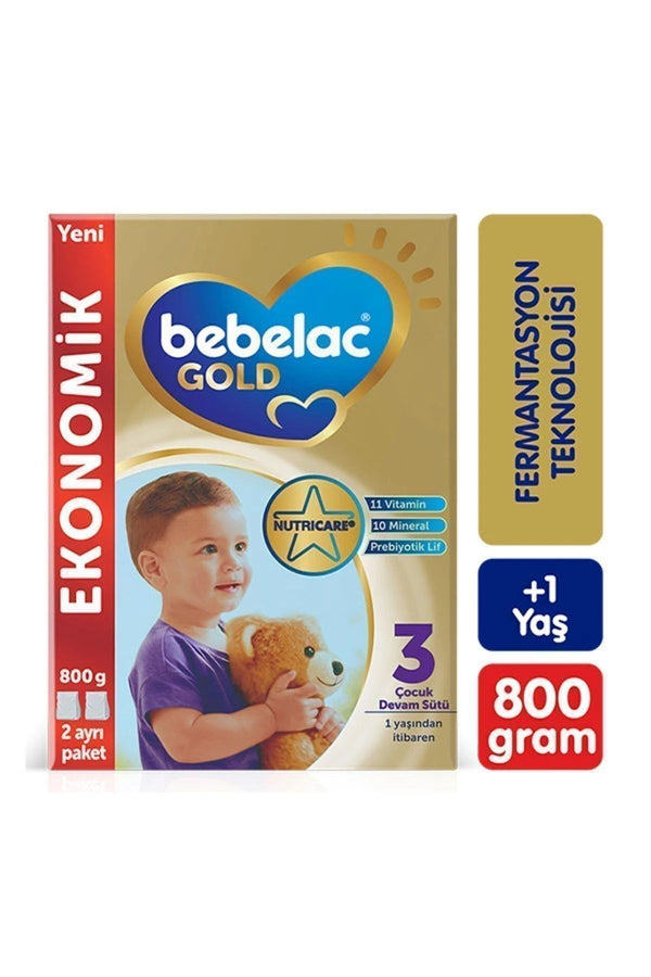 Bebelac Gold 3 Devam Sütü 800 gr +1 Yaş