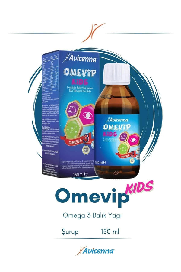 Avicenna Omevip Kids Omega 3 Şurup 150 ml