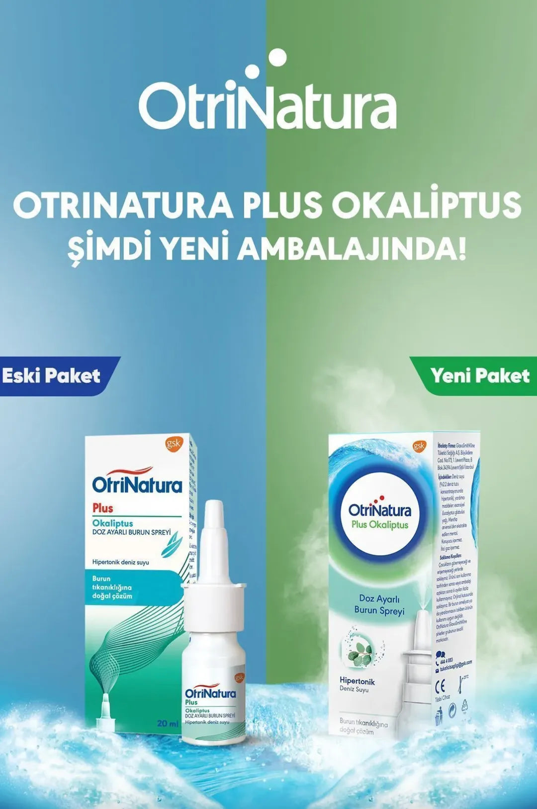 OtriNatura Plus Okaliptus Burun Spreyi 20 ml