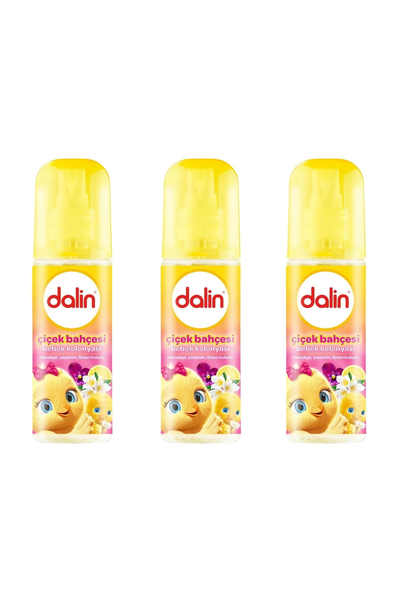 Dalin Bebek Kolonyası Çiçek Bahçesi 100 ml 3 Adet