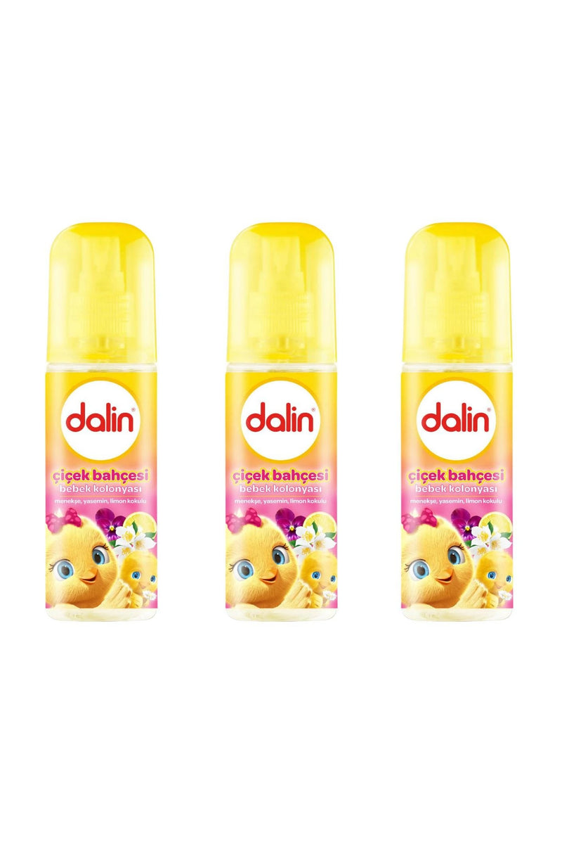 Dalin Bebek Kolonyası Çiçek Bahçesi 100 ml 3 Adet