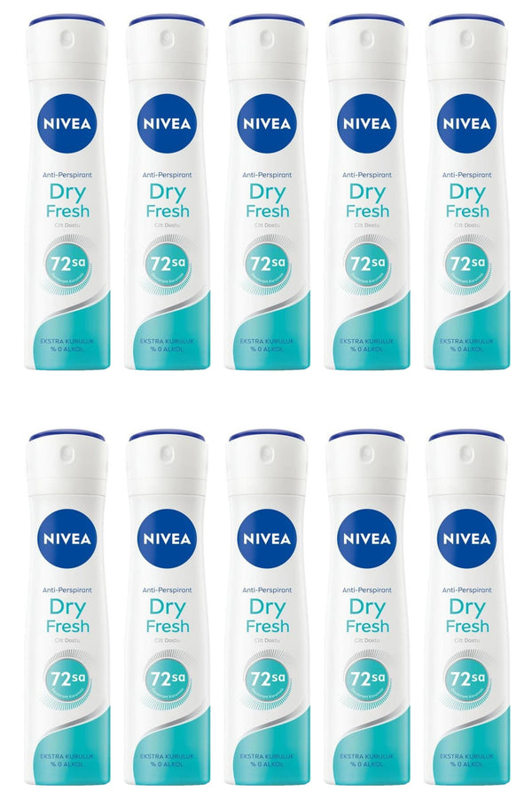 Nivea Dry Fresh Deodorant 150 ml 10 Adet