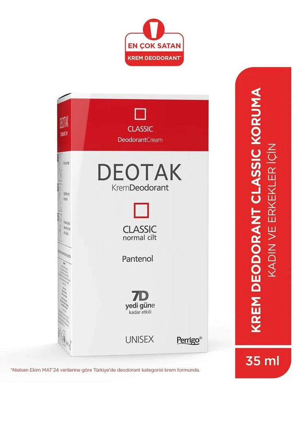Deotak Krem Deodorant Classic 35 ml 10'lu