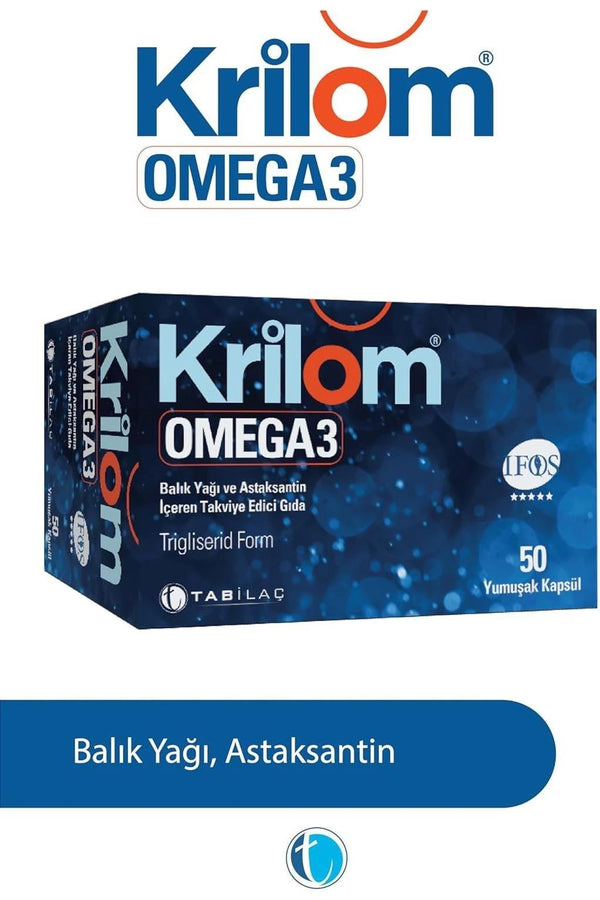 Krilom Omega 3 50 Yumuşak Kapsül 4'lü