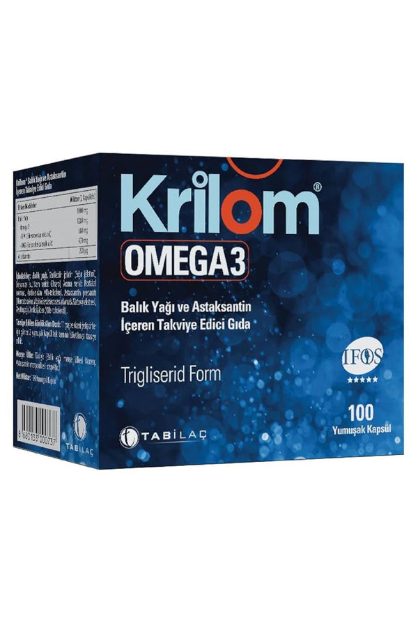 Krilom Omega-3 100 Yumuşak Kapsül