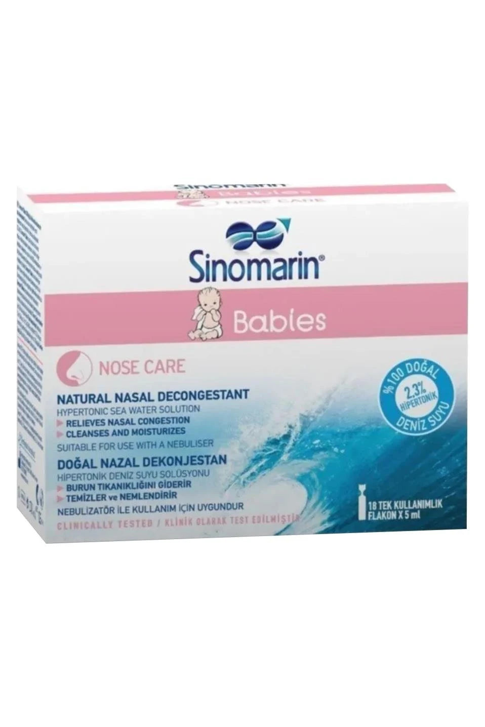 Sinomarin Deniz Suyu Bebek Serumu 18 X 5 ml Flakon