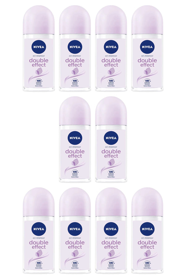 Nivea Double Effect Roll On 50 ml 10 Adet