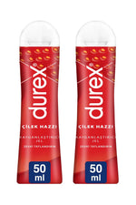 Durex Çilek Hazzı Kayganlaştırıcı Jel 50 ml 2 Adet