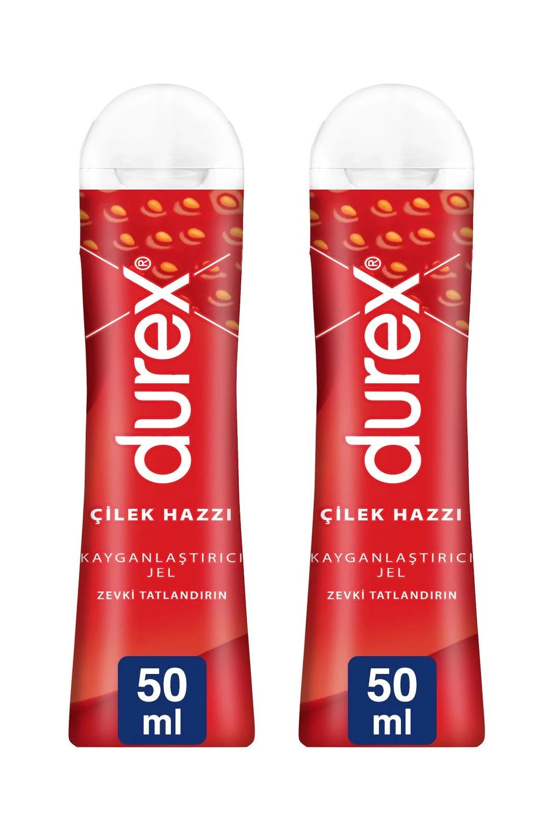 Durex Çilek Hazzı Kayganlaştırıcı Jel 50 ml 2 Adet
