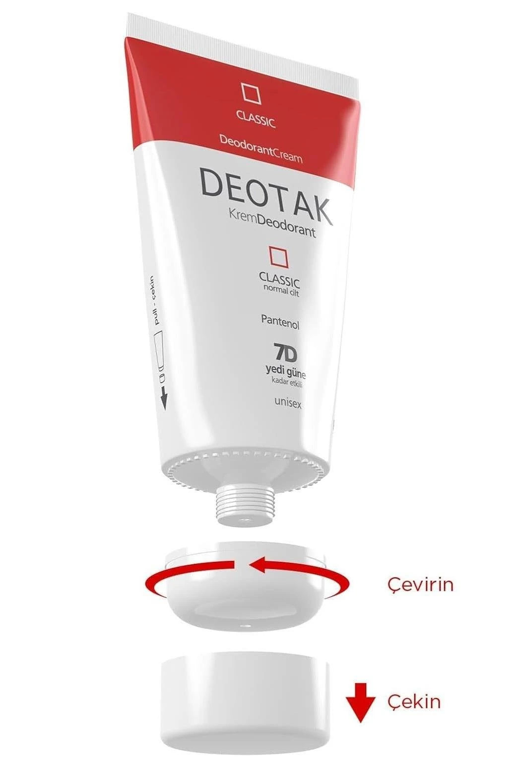 Deotak Krem Deodorant Classic 35 ml 10'lu