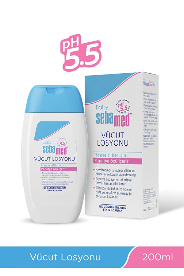 Sebamed Baby Vücut Losyonu Hassas Ciltler İçin 200 ml