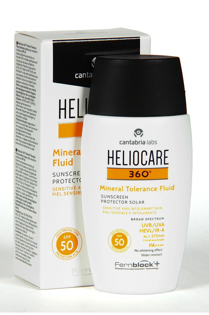 Heliocare 360 Mineral Tolerance Fluid Güneş Koruma Kremi Spf 50 50 ml Hasas Ciltler İçin