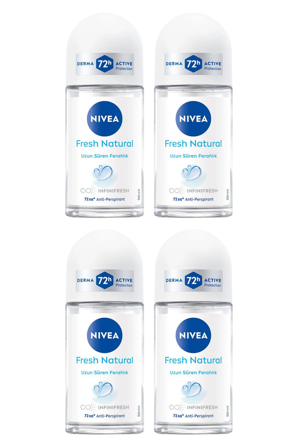 Nivea Fresh Natural Roll on 50 ml 4 Adet