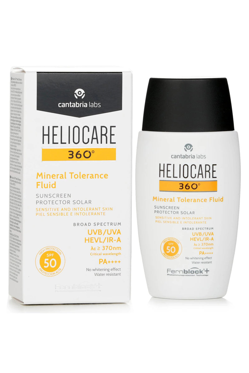 Heliocare 360 Mineral Tolerance Fluid Güneş Koruma Kremi Spf 50 50 ml Hasas Ciltler İçin